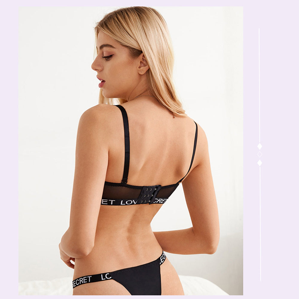Woman push up sexy lingerie women underwear bra & brief set