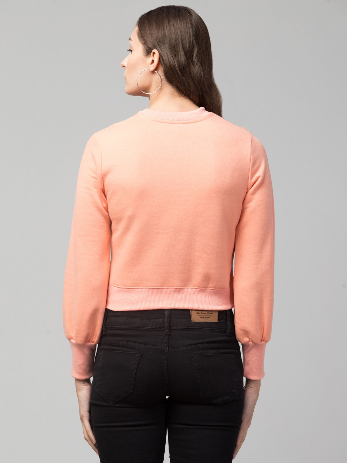 Stylish Embroidered Pullover Sweatshirt