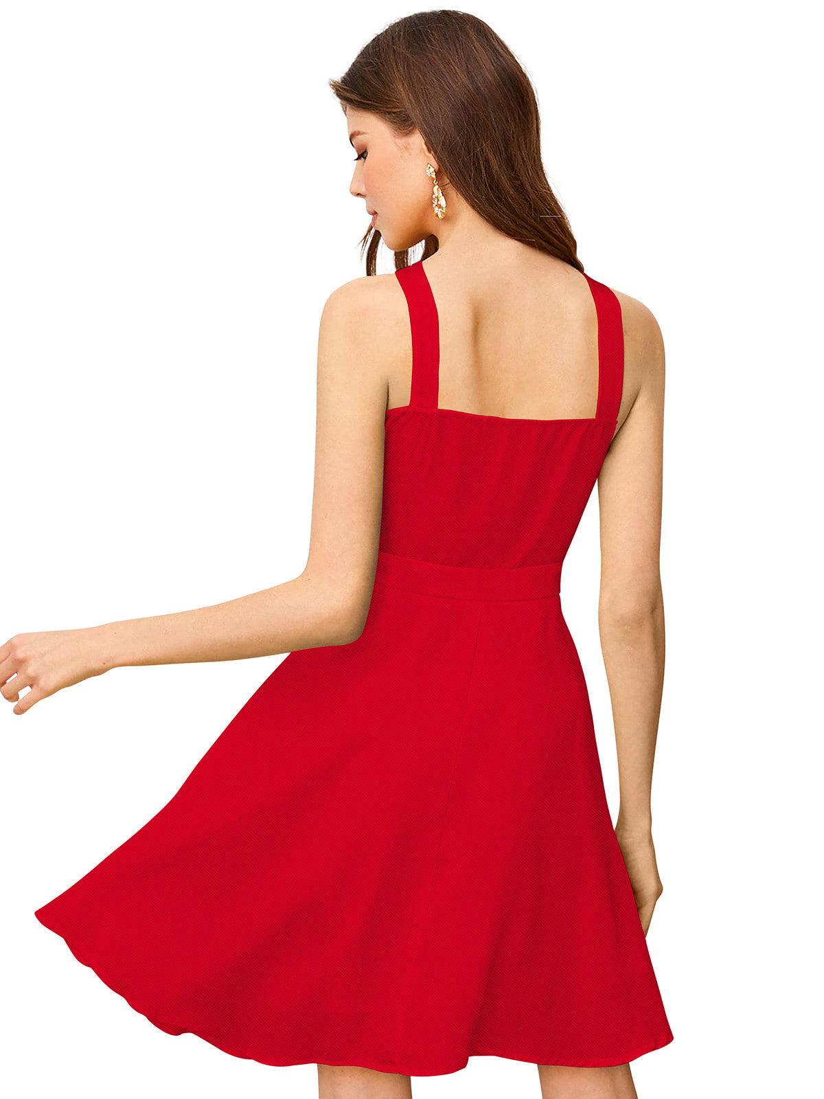 Stylish One piece Party Wear Red